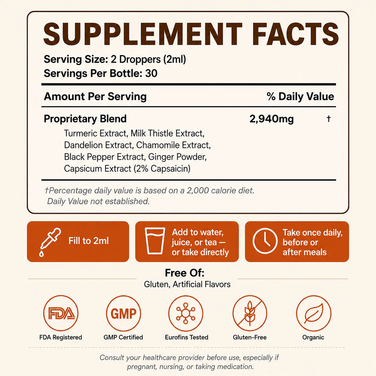 Turmeric Curcumin Drops